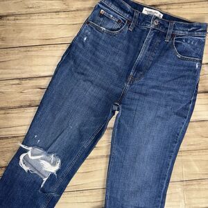 Abercrombie & Fitch The Ankle Straight Ultra High Rise Jeans Size 26/2s